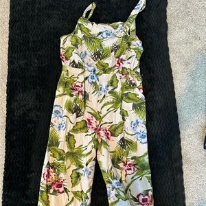 Beautiful Floral Capri Romper